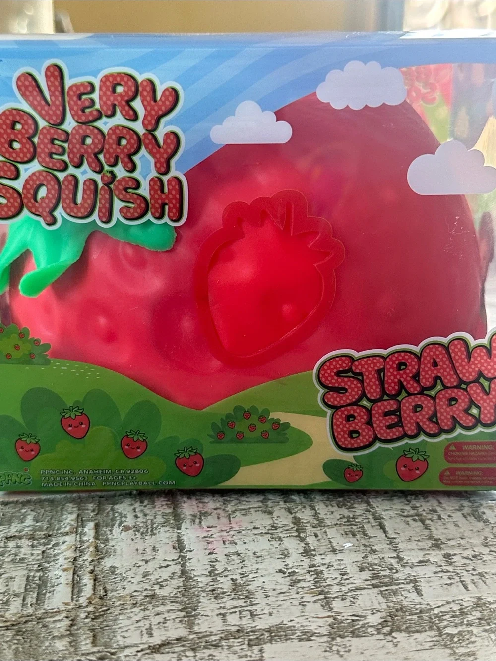 Jumbo strawberry squishy